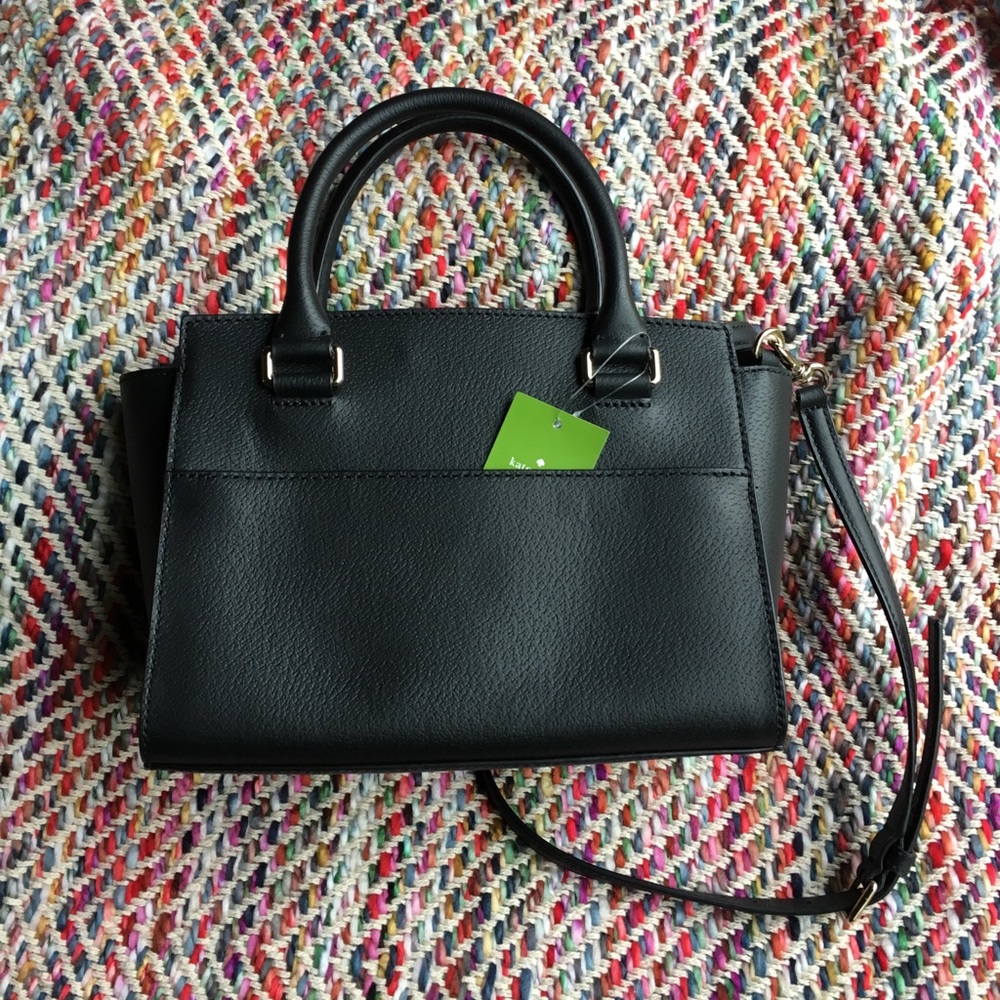 Kate Spade Small Lana Leather Bag Black